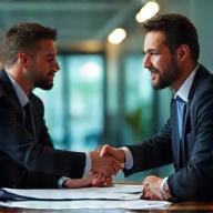 Business consultation between client and ReteMobile expert
