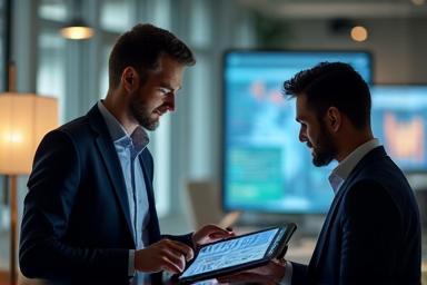 5G network consultant briefing client